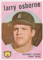 1959 Topps Baseball Cards      524     Larry Osborne RC